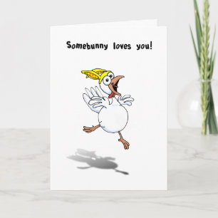 Easter Bunny Chicken! Holiday Card