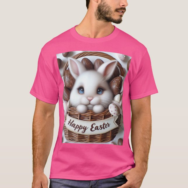 Easter Bunny Chocolate Egg T-Shirt (Front)