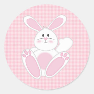Easter Bunny Classic Round Sticker