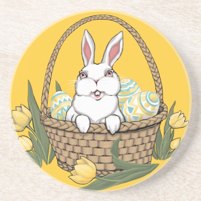 Easter Bunny Coasters Festive Easter Decorations (Front)