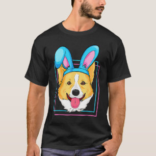 Easter Bunny Corgi Dog Funny Easter Corgi Funny T-Shirt