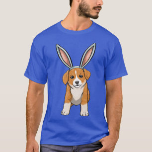 Easter Bunny Corgi Funny Women Dog Love Mexican Do T-Shirt