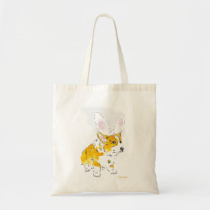 Easter Bunny Corgi Tote Bag