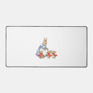 Easter Bunny Cottagecore Vintage Rabbit Women Girl Desk Mat