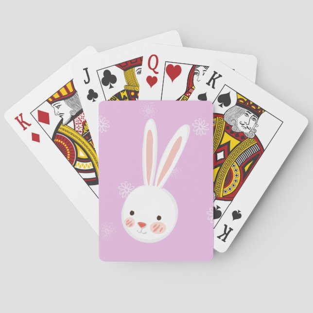 Easter Bunny Custom Playing Cards (Back)
