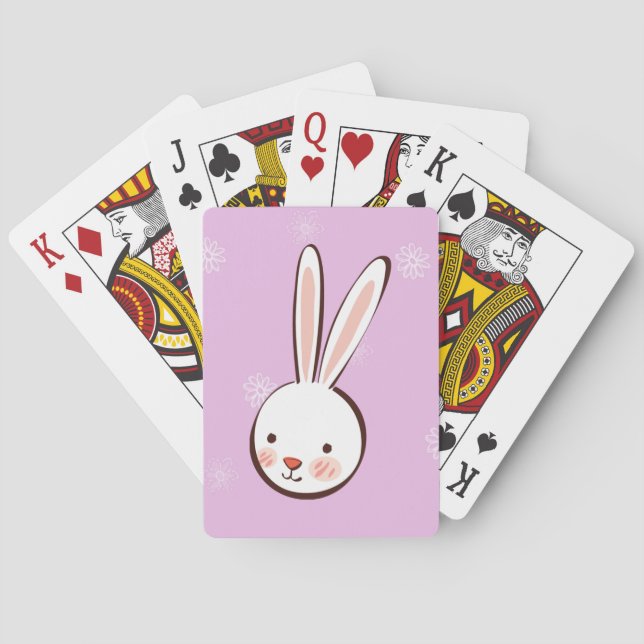 Easter Bunny Custom Playing Cards (Back)