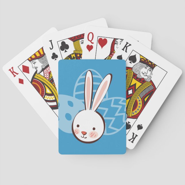 Easter Bunny Custom Playing Cards (Back)