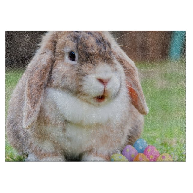 Easter Bunny Cutting Board (Front)