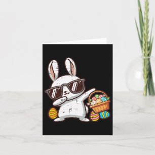 Easter Bunny Dab Egg Hunt Rabbit Toddler Boys Girl Card