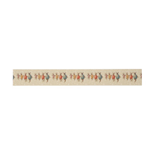 Easter Bunny Dancing Eggs Invitation Belly Band