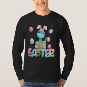 Easter Bunny Dinosaur   Easter Brachiosaurus T-Shirt
