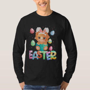Easter Bunny Dinosaur   Easter Triceratops T-Shirt