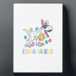 Easter Bunny Dinosaur Egg A Saurus TRex Kids Boys  Plaque<br><div class="desc">Easter Bunny Dinosaur Egg A Saurus TRex Kids Boys Toddlers T-Shirt</div>