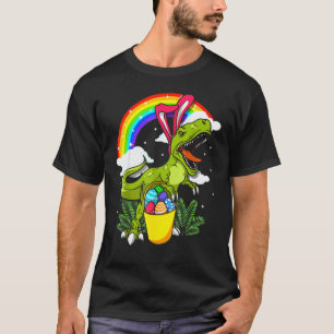Easter Bunny Dinosaur T Rex Costume Adults Boys Gi T-Shirt