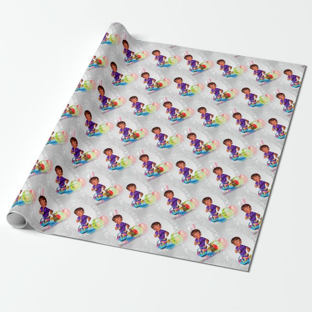 easter bunny donald trump wrapping paper (Unrolled)