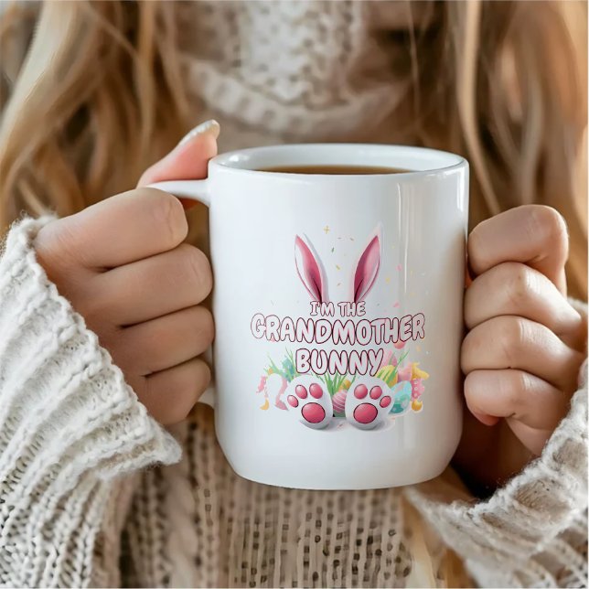 Easter Bunny Ears & Feet Grandmother Coffee Mug (Creator Uploaded)