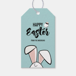 Easter Bunny Ears Gift Tag