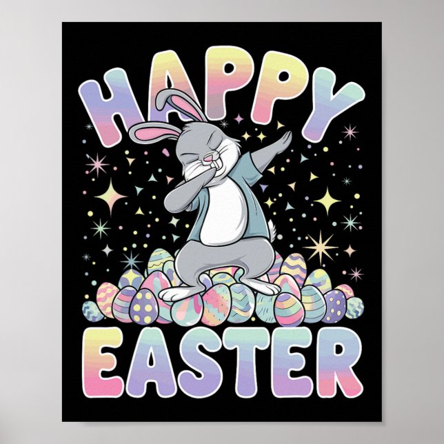 Easter Bunny Easter Egg  Poster (Front)
