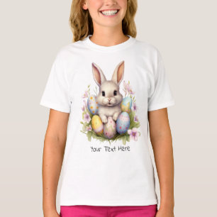 Easter Bunny & Easter Eggs Artwork T-Shirt
