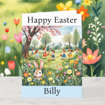 Easter Bunny Egg Hunt Add Name From Grandma