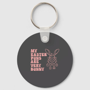 Easter Bunny Egg Hunt Basket Easter Key Ring