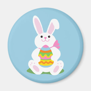 Easter Bunny   Egg Hunt Magnet