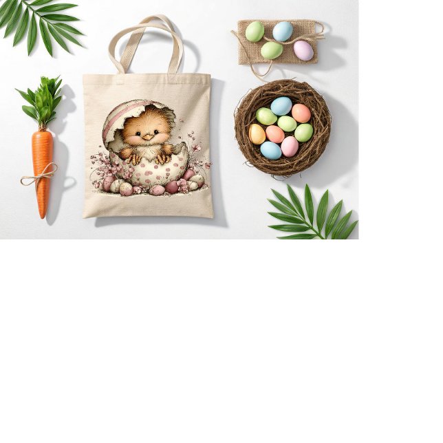 Easter Bunny Egg Tote Bag (Creator Uploaded)