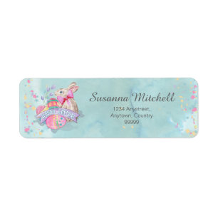 Easter Bunny, Eggs and Confetti ID377