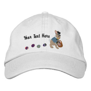 Easter Bunny & Eggs Embroidered Hat
