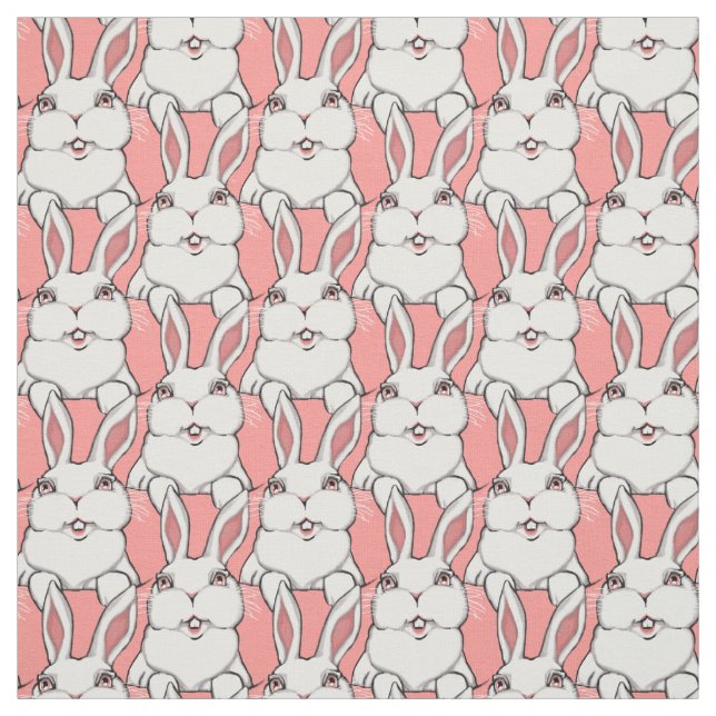 Easter Bunny Fabric Easter Fabrics Personalised (Swatch)