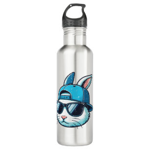 Easter Bunny Face Baseball Cap Sunglasses Rabbit B 710 Ml Water Bottle