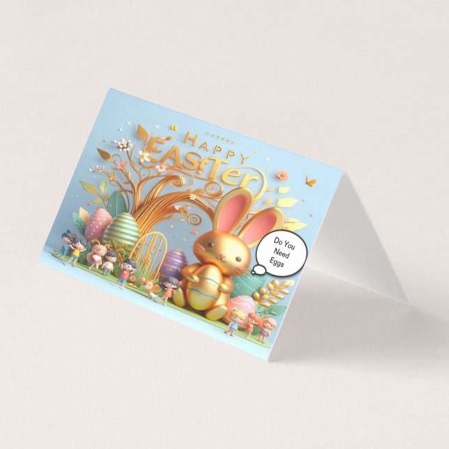 Easter  Bunny filled with vibrant hues (Front)