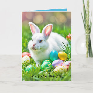 Easter Bunny For Grandchild Card