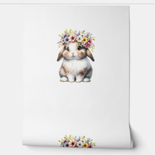 Easter Bunny for Women Girls - Easter Bunny Flower Wallpaper