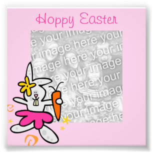 Easter Bunny Frame Photo Print