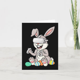 Easter Bunny Gamer Eggs Fun Gaming Toddler Boys Ki Card