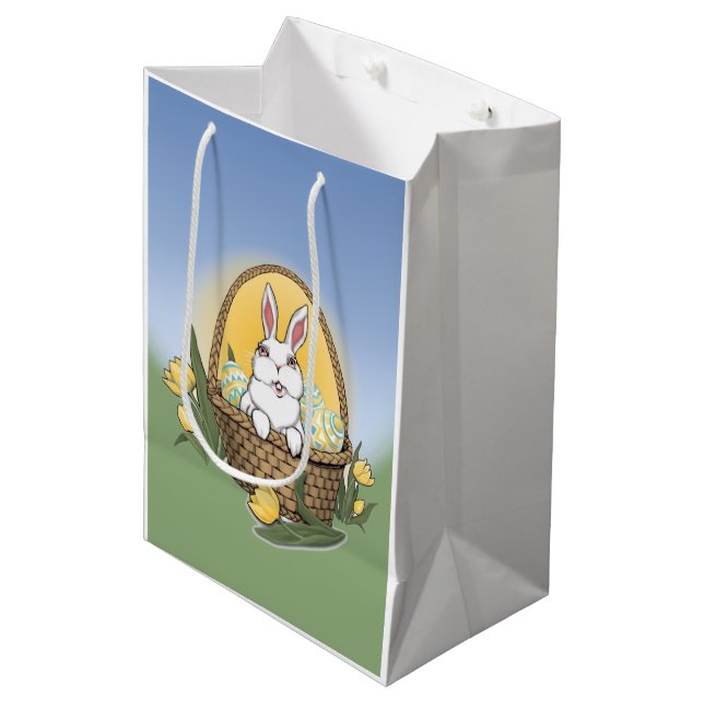 Easter Bunny Gift Bags Easter Basket Gift Bags (Front Angled)