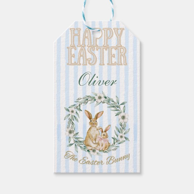 Easter Bunny Gift Tag (Front)