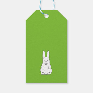 Easter bunny gift tags