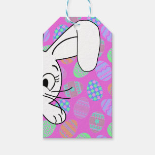 Easter bunny gift tags