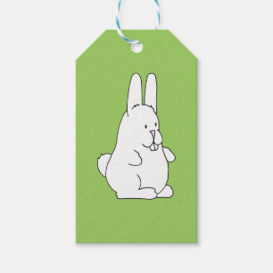 Easter bunny gift tags