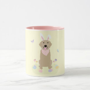 Easter Bunny Golden Retriever Mug