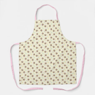 Easter Bunny Golden Retriever Pattern Apron
