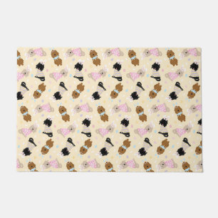 Easter Bunny Goldendoodle Dogs Doormat