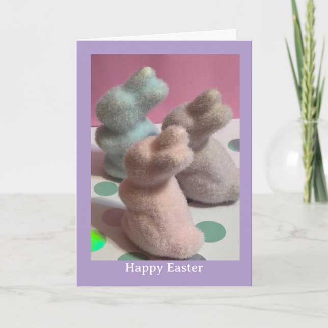 Easter Bunny Greeting Card (Front)