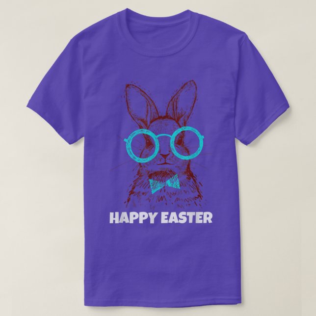Easter Bunny, Happy Easter 343  T-Shirt (Design Front)