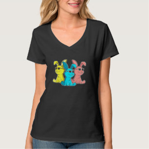 Easter Bunny Hip Hop Trio Bunnies Funny Boys Girls T-Shirt