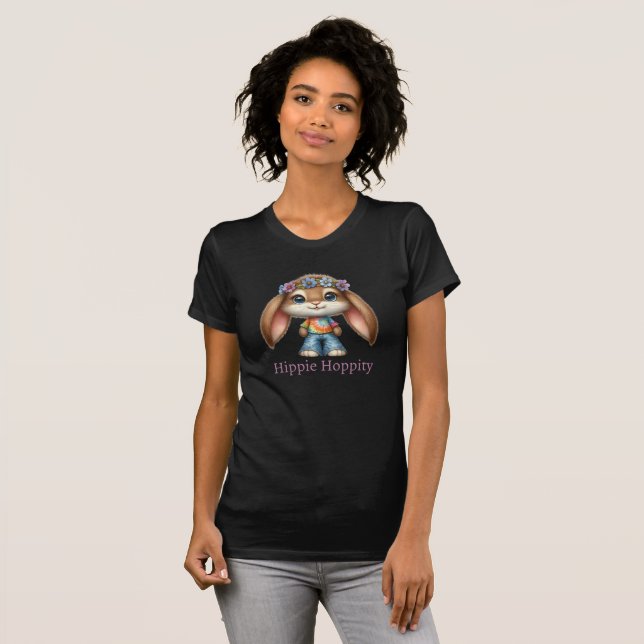 Easter Bunny – Hippie Hoppity T-Shirt (Front Full)