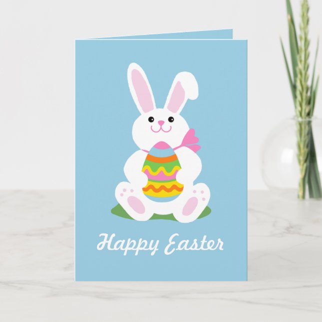 Easter Bunny Holiday Card (Front)