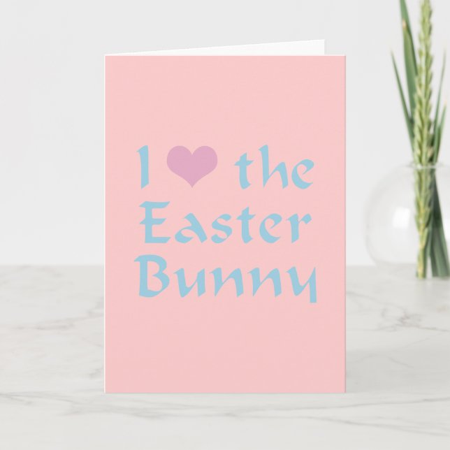 Easter Bunny Holiday Card (Front)